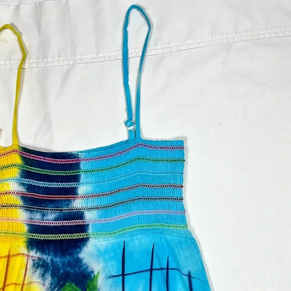 Vintage Tie Dye Summer Dress - Picture 3 of 9